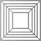 Ekena Millwork Raven Architectural Grade PVC Pierced Ceiling Medallion, Antiqued Pewter, 26"OD x 9 1/2"ID x 3/4"P CMPP26X26RAAPW - alternate 3